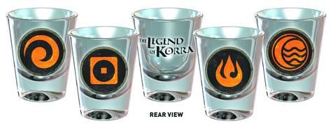 LEGEND KORRA SHOT GLASS SET