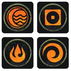LEGEND KORRA COASTER SET