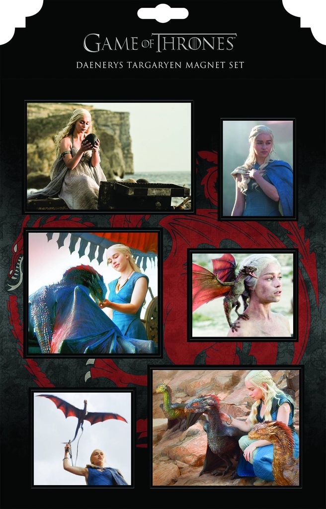 GAME OF THRONES MAGNET SET DAENERYS TARGARYEN