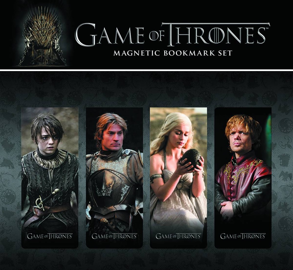 GAME OF THRONES MAGNETIC BOOK MARK SET 02
