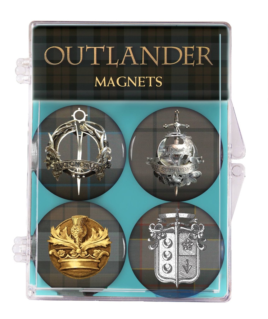 OUTLANDER MAGNET 04 PACK TARTAN
