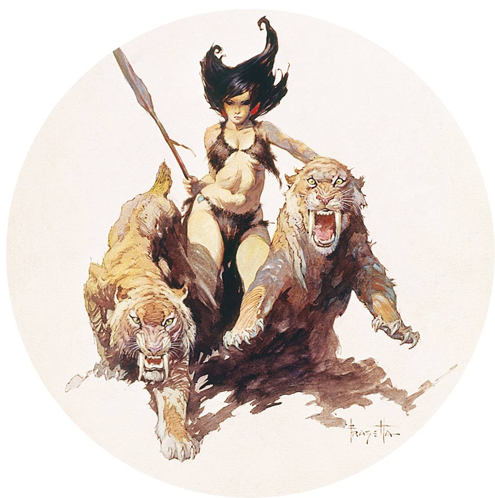 FRAZETTA 02 IN MAGNET THE HUNTRESS