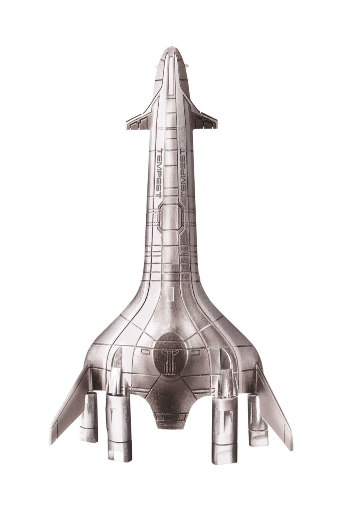 MASS EFFECT ANDROMEDA TEMPEST SHIP REPLICA SILVER LTD ED