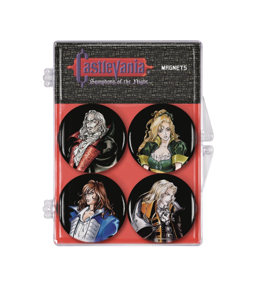 CASTLEVANIA SYMPHONY OF THE NIGHT 4 PACK MAGNET SET