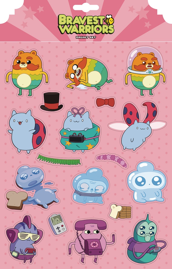 BRAVEST WARRIORS MAGNET SET