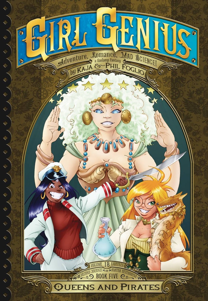 GIRL GENIUS SECOND JOURNEY 05 QUEENS AND PIRATES