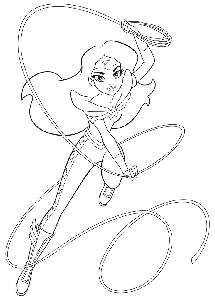 DC SUPER HERO GIRLS A KIDS COLORING BOOK