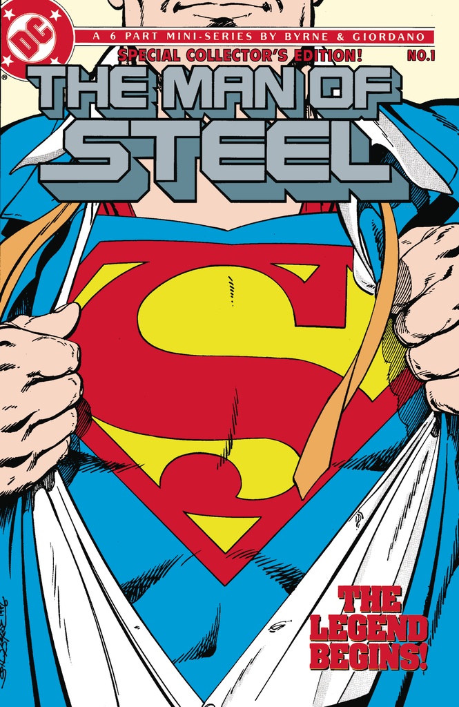SUPERMAN THE MAN OF STEEL HC 01