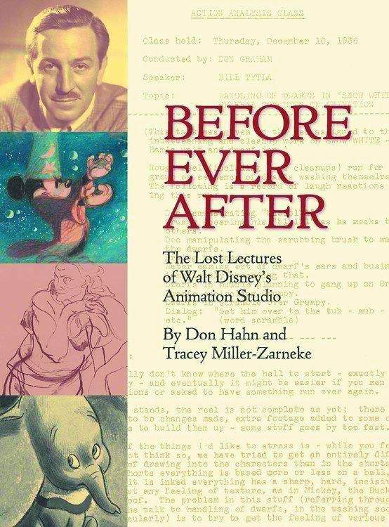 BEFORE EVER AFTER LOST LECTURES DISNEY ANIMATION STUDIO HC