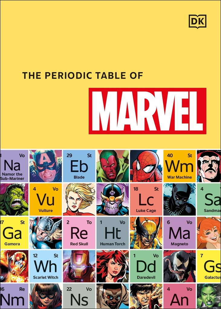PERIODIC TABLE OF MARVEL