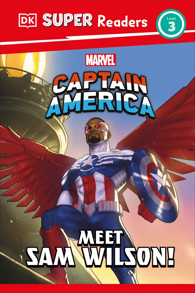 DK Super Readers Level 3 Marvel Captain America Wilson HC