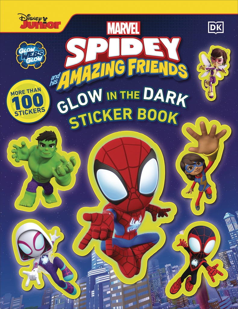 MARVEL SPIDEY & AMAZING FRIENDS GLOW STICKER BOOK