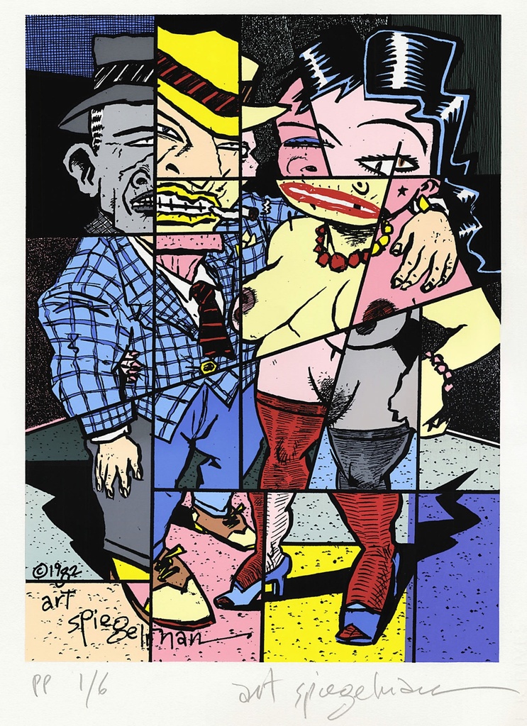 ART SPIEGELMAN THE COUPLE 1982 SILKSCREEN PRINT SGN+NR