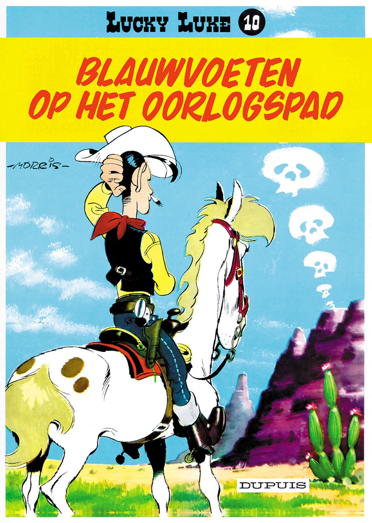 Lucky Luke (Dupuis-reeks) 10 De Blauwvoeten Op Het Oorlogspa