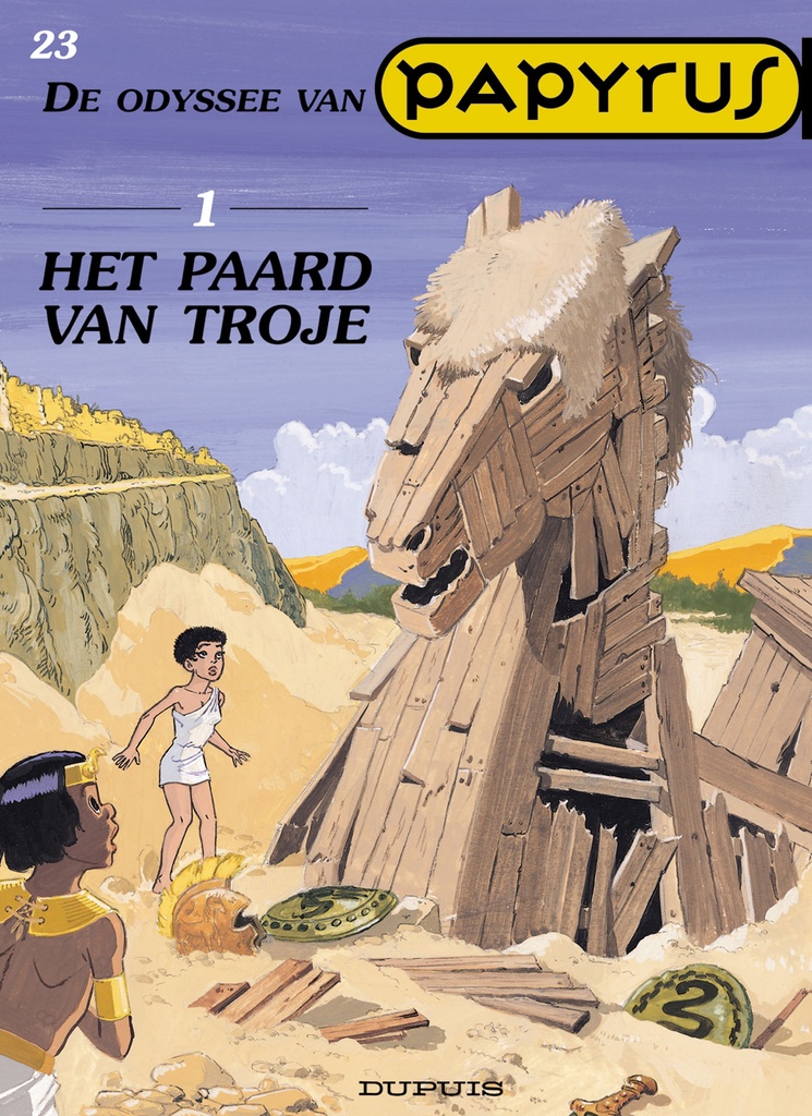 Papyrus 023 Het Paard Van Troje (Odyssee 1)
