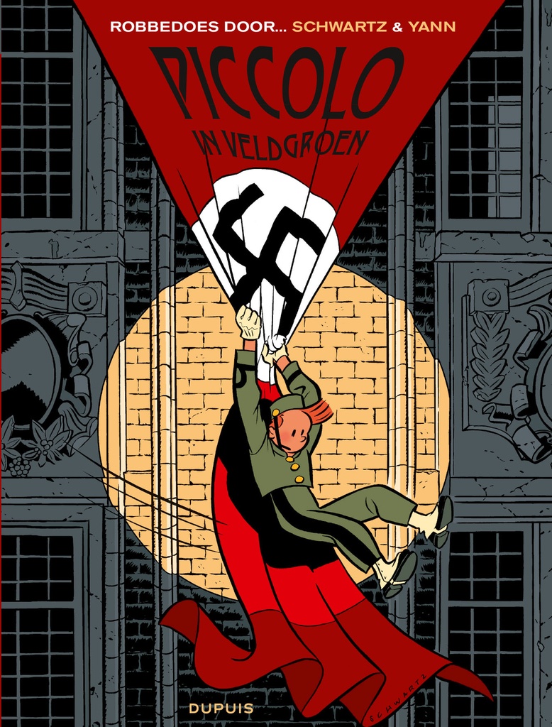 Robbedoes Door 05 Piccolo in veldgroen
