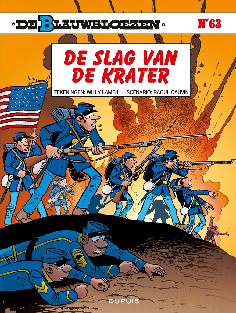 De blauwbloezen 063 De slag van de krater