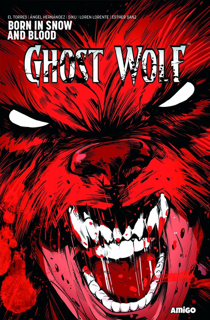 GHOST WOLF BORN IN SNOW AND BLOOD