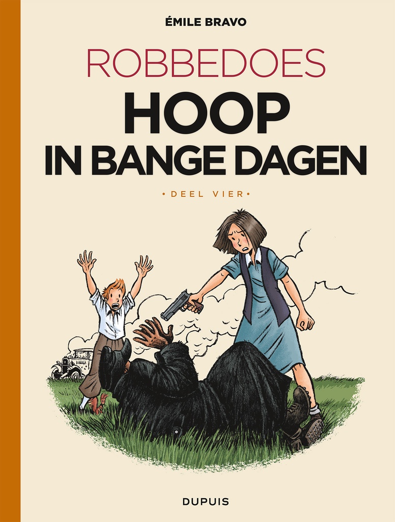 Robbedoes Door Emile Bravo SC 4/4 in bange dagen