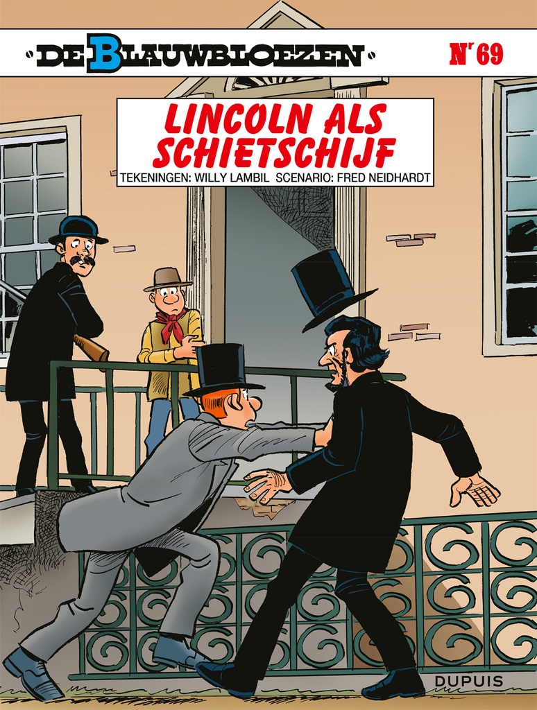 De Blauwbloezen 69 Lincoln als schietschijf