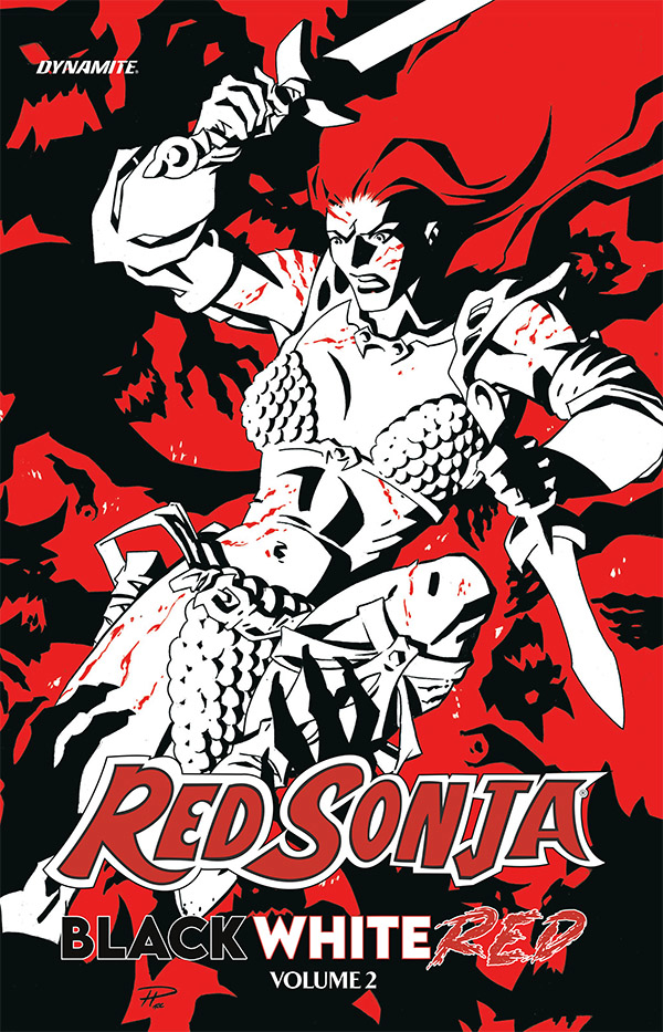 RED SONJA BLACK WHITE RED HC 02