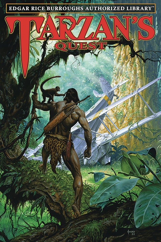ERB AUTH LIB TARZAN HC 19 TARZANS QUEST