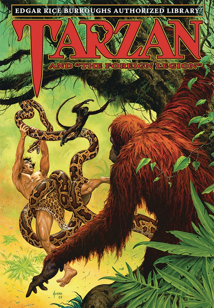 ERB AUTH LIB TARZAN HC 22 TARZAN & FOREIGN LEGION
