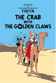 TINTIN THE CRAB WITH THE GOLDEN CLAWS