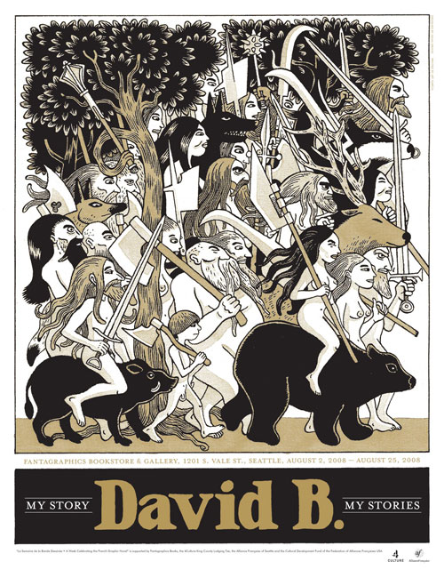 DAVID B MY STORY MY STORIES SILKSCREEN