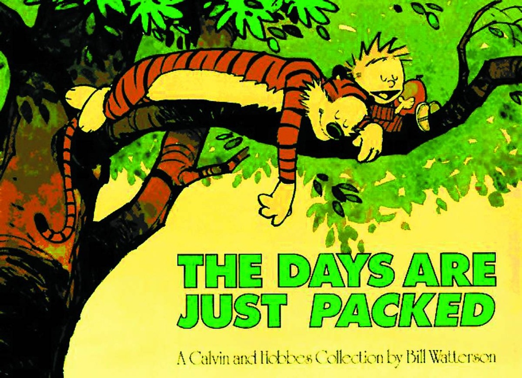 CALVIN & HOBBES DAYS ARE JUST PACKED