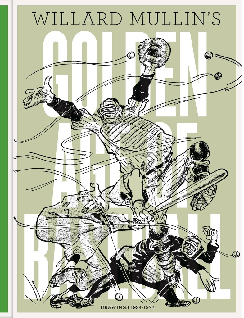 MULLINS GOLDEN AGE BASEBALL DRAWINGS HC 1934-1972