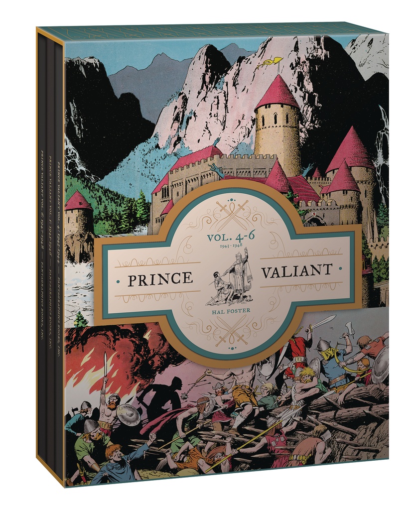 PRINCE VALIANT HC BOX SET 04-06 1943-1948