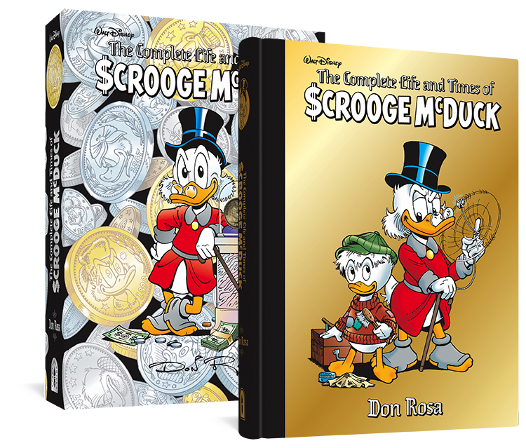 COMPLETE LIFE & TIMES SCROOGE MCDUCK HC LUXE BOX SET ROSA