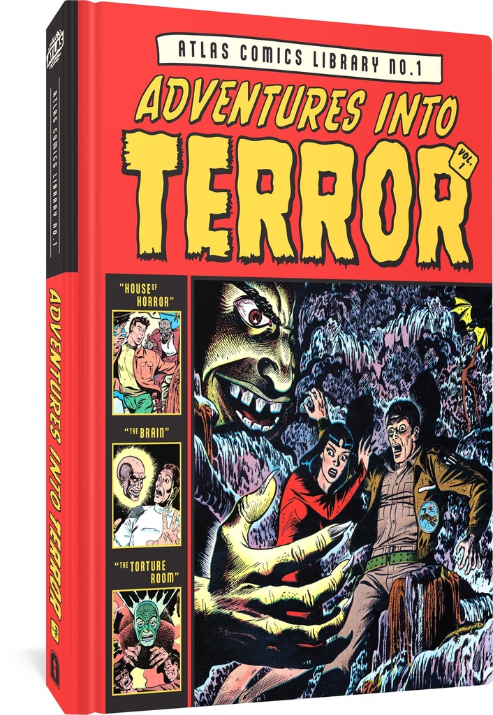 ATLAS COMICS LIBRARY HC 1 ADVENTURES INTO TERROR