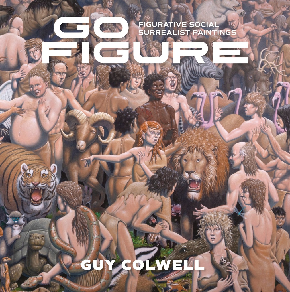 GO FIGURE FIGURATIVE SOCIAL SURREALIST PAINTINGS HC