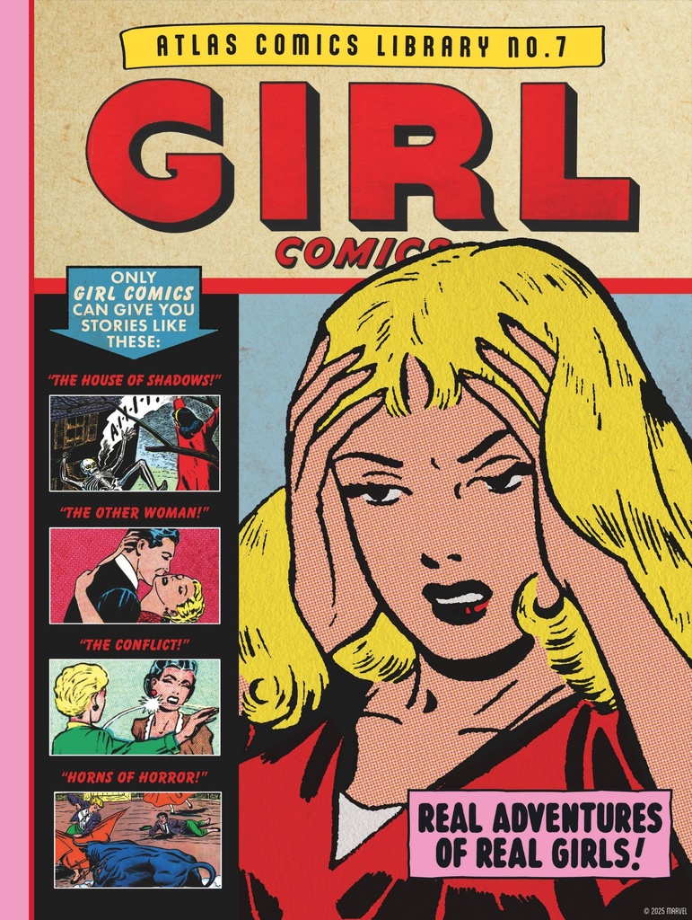 ATLAS COMICS LIBRARY HC NO 07 GIRL COMICS