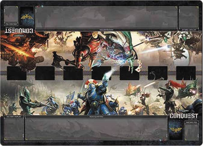 WH40K CONQUEST LCG UNENDING WAR PLAYMAT