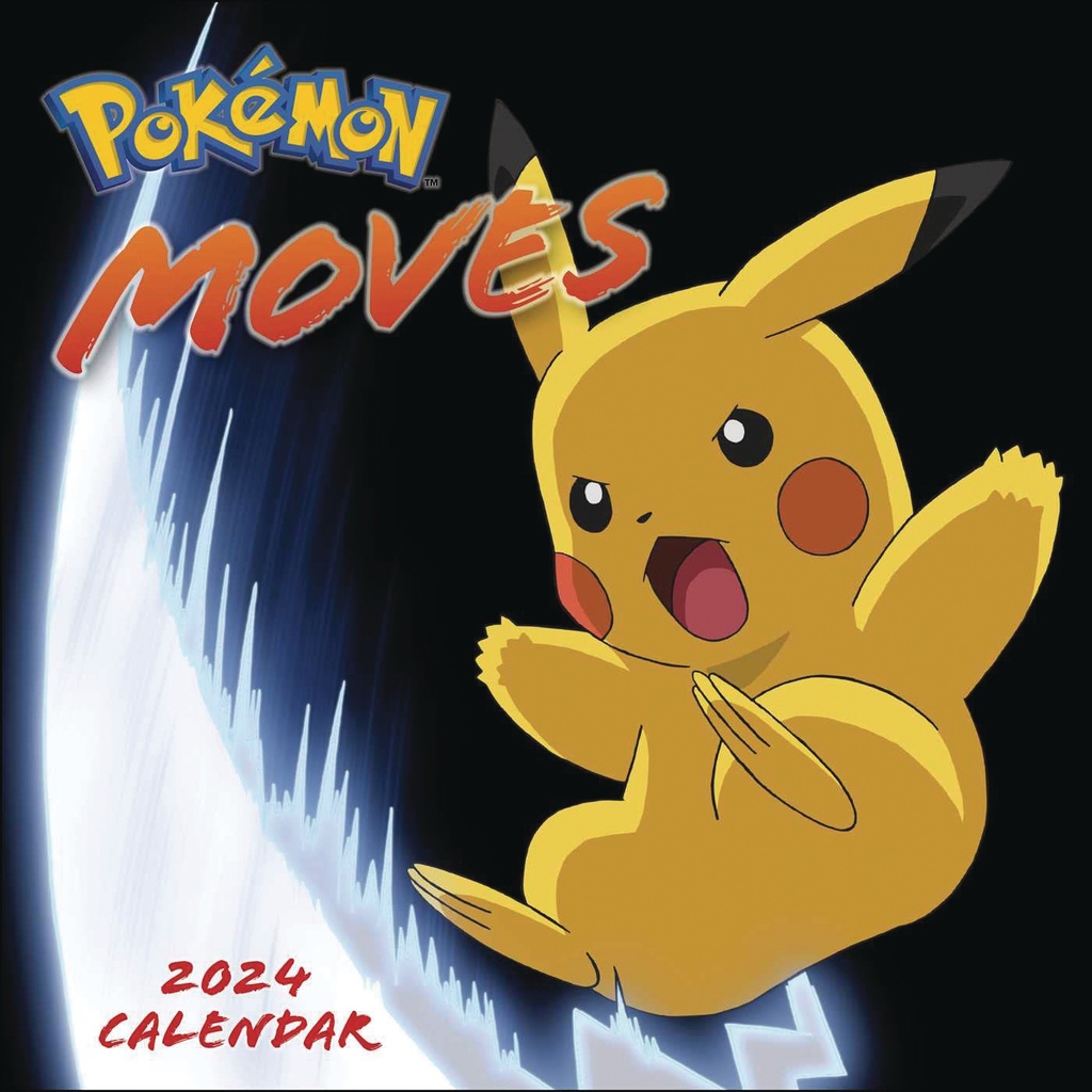 POKEMON MOVES 2024 WALL CALENDAR