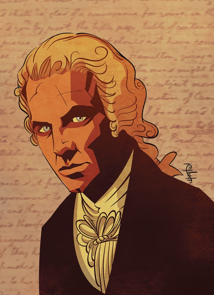 HAMILTON GRAPHIC HIST AMERICAS CELEBRATED FOUNDING FATHER
