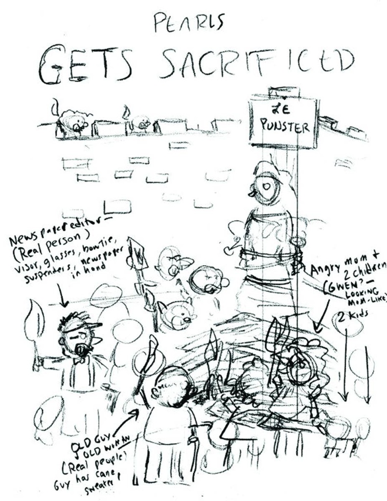PEARLS BEFORE SWINE PEARLS GETS SACRIFICED