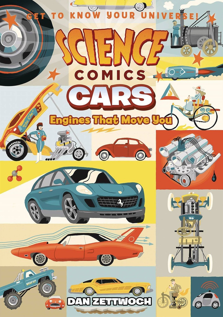SCIENCE COMICS CARS ENGINES THAT MOVE YOU HC