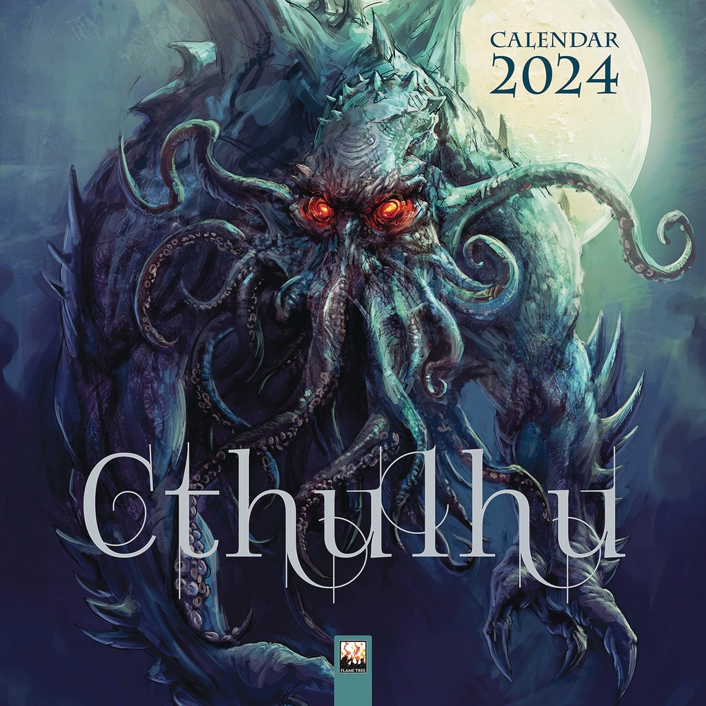 CTHULHU ART 2024 WALL CALENDAR