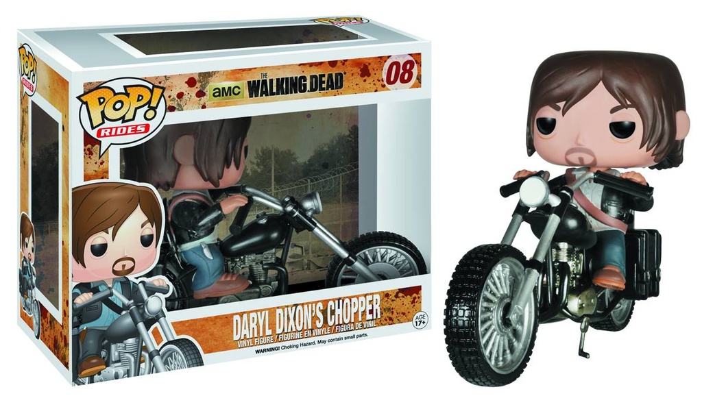 Pop Heroes walking dead daryls bike fig