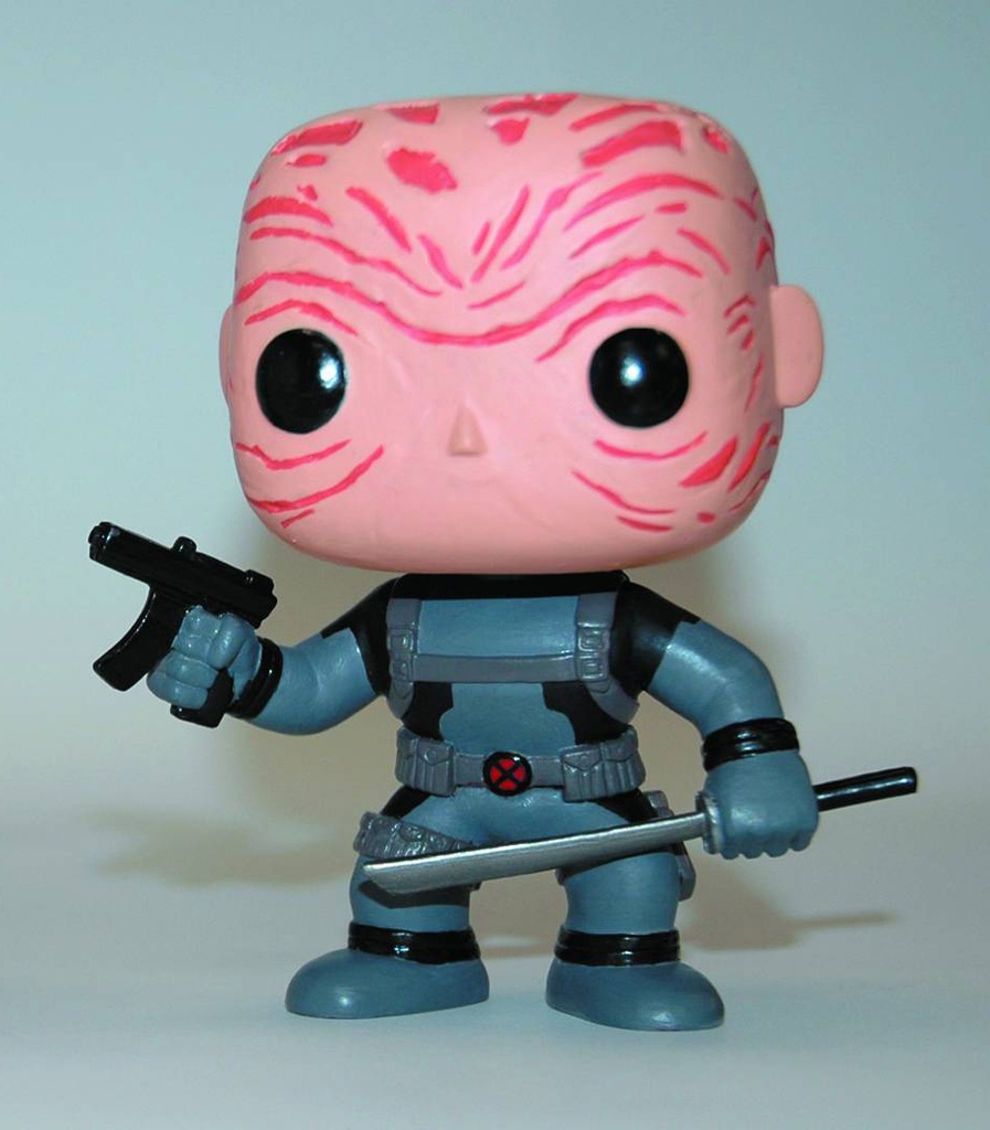 POP MARVEL DEADPOOL PX VINYL FIG MASKLESS GRAY VER