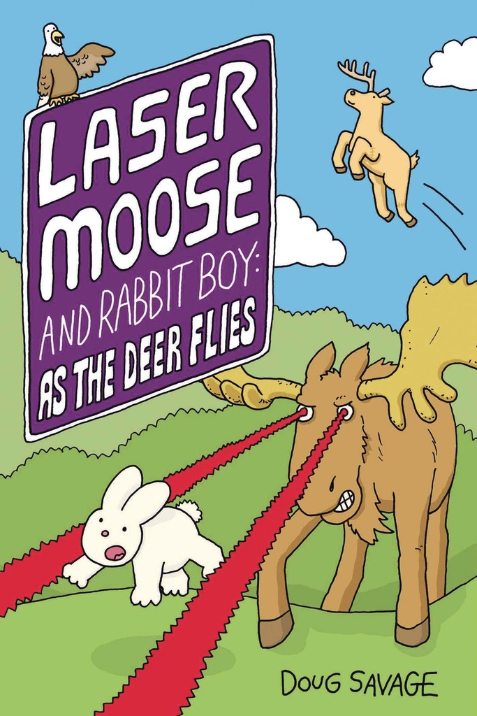 LASER MOOSE & RABBIT AS DEER FLIES
