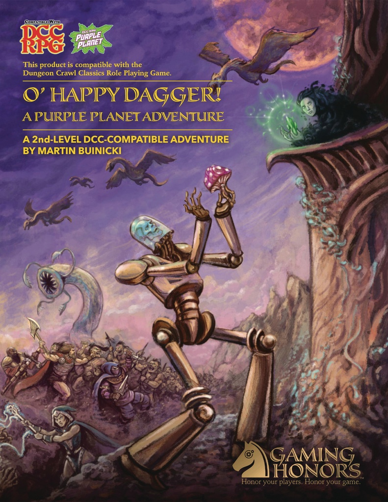 O HAPPY DAGGER A 2ND LEVEL PURPLE PLANET RPG ADV
