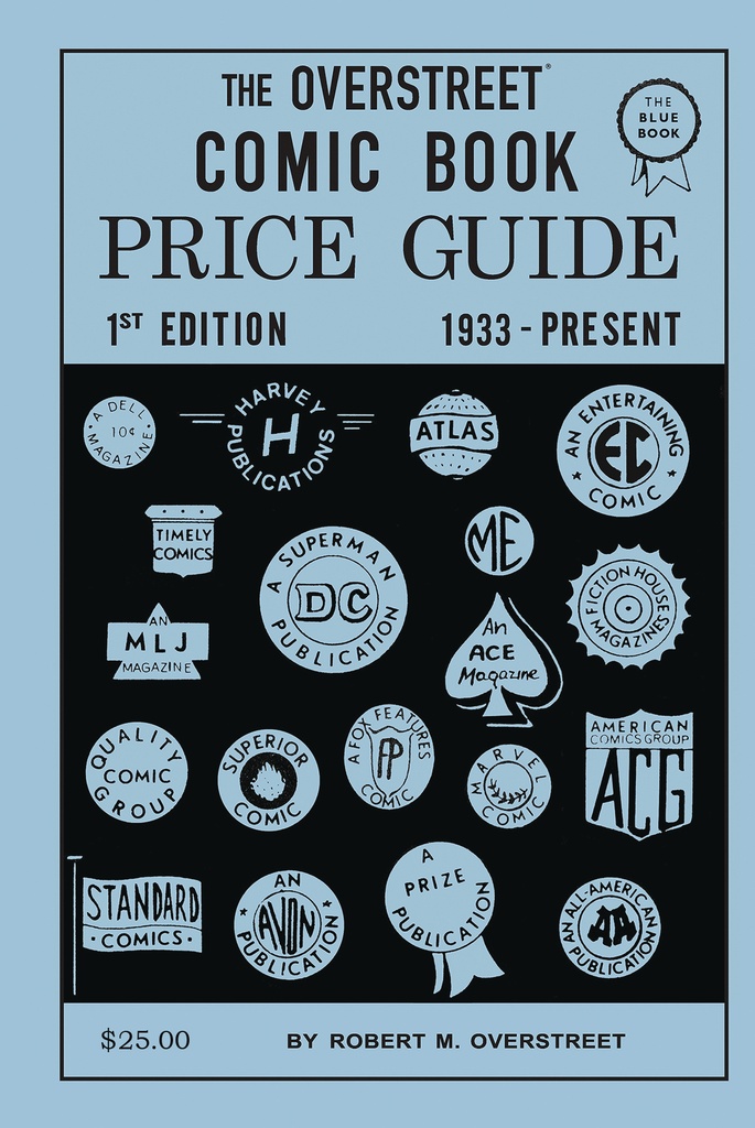 OVERSTREET COMIC BOOK PRICE GUIDE 1 FACSIMILE ED HC