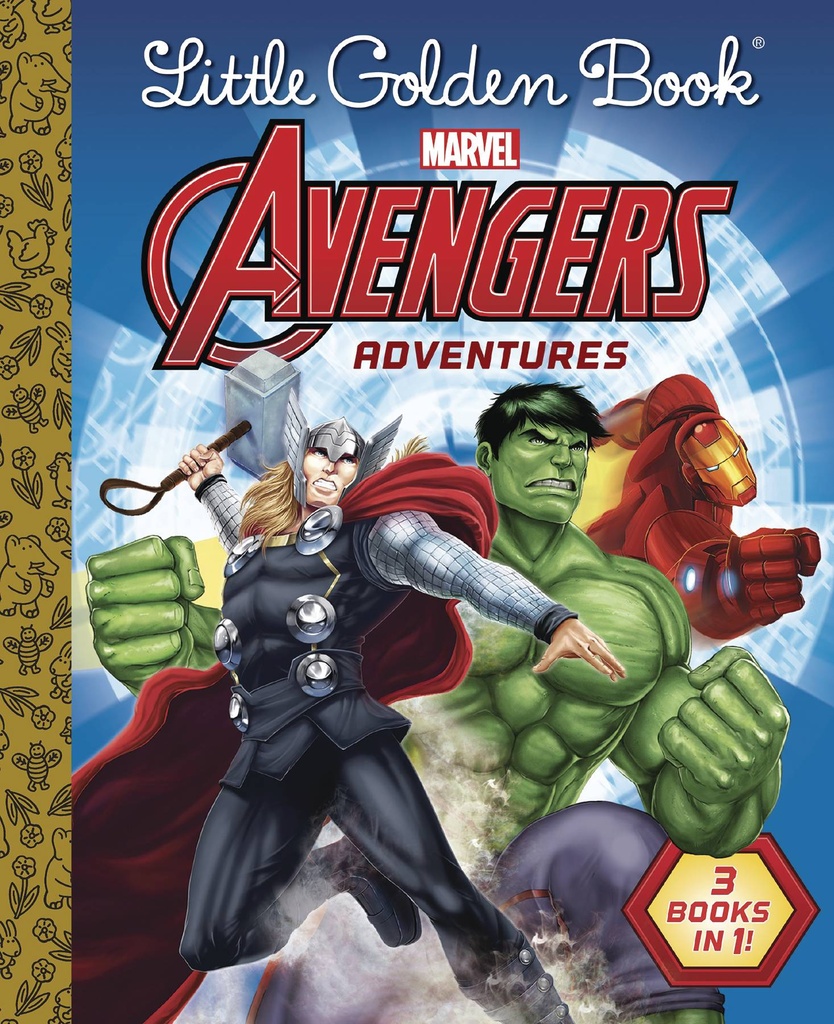 LITTLE GOLDEN BOOK AVENGERS ADVENTURES YR HC