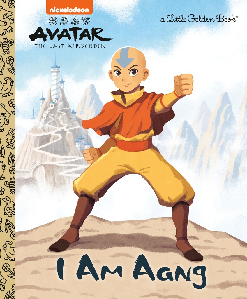 AVATAR LAST AIRBENDER I AM AANG LITTLE GOLDEN BOOK