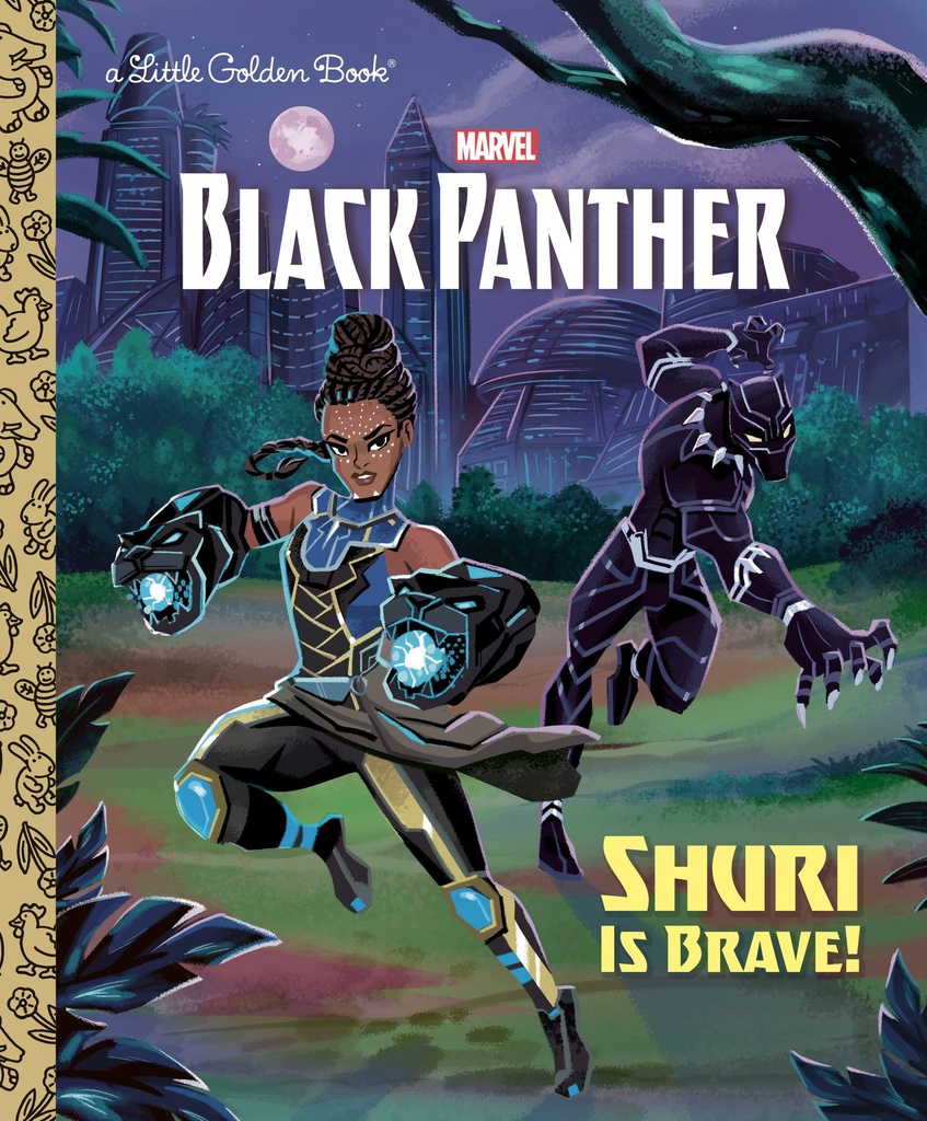 BLACK PANTHER SHURI IS BRAVE LITTLE GOLDEN BOOK